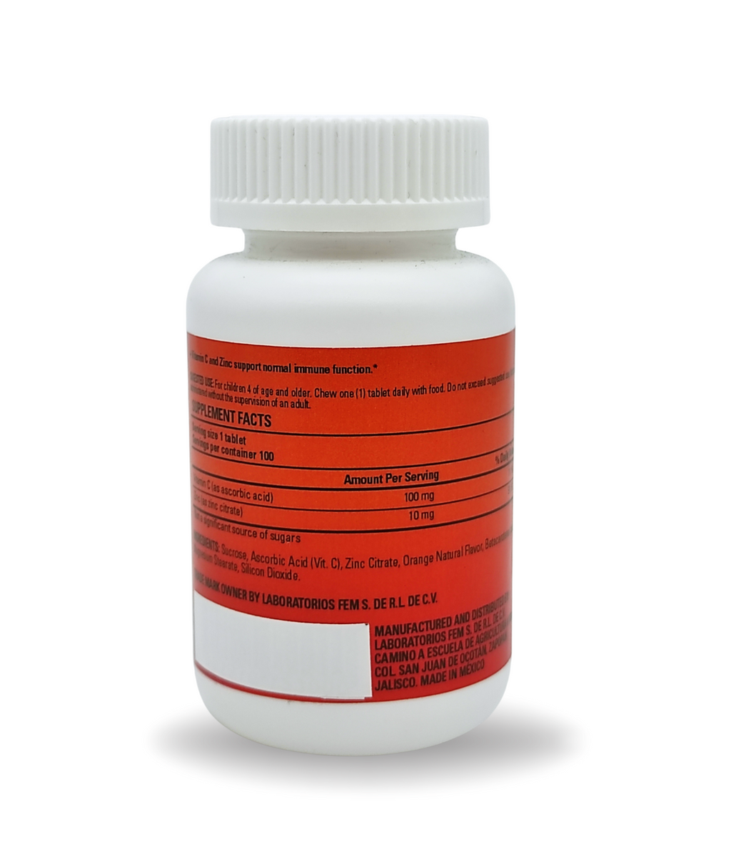 3 PACK | Citrus C Infantil | 100 Tabletas por frasco