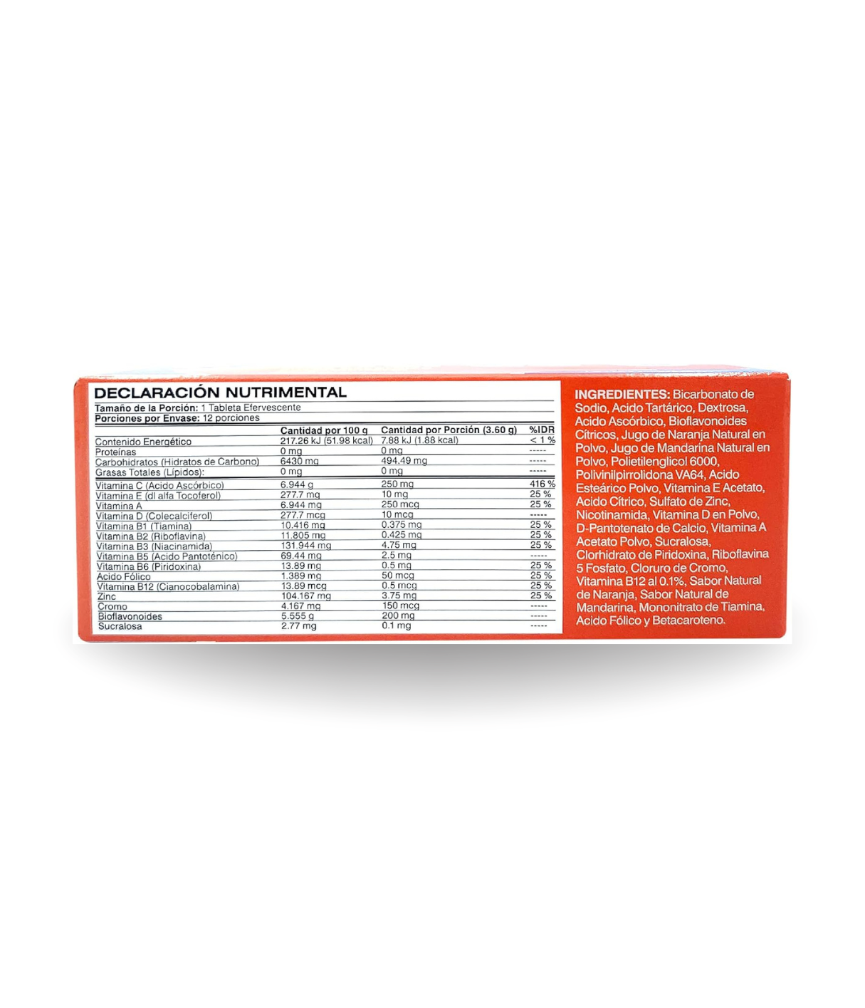 3 PACK | Citrus C Efervescente | 12 Tabletas por frasco