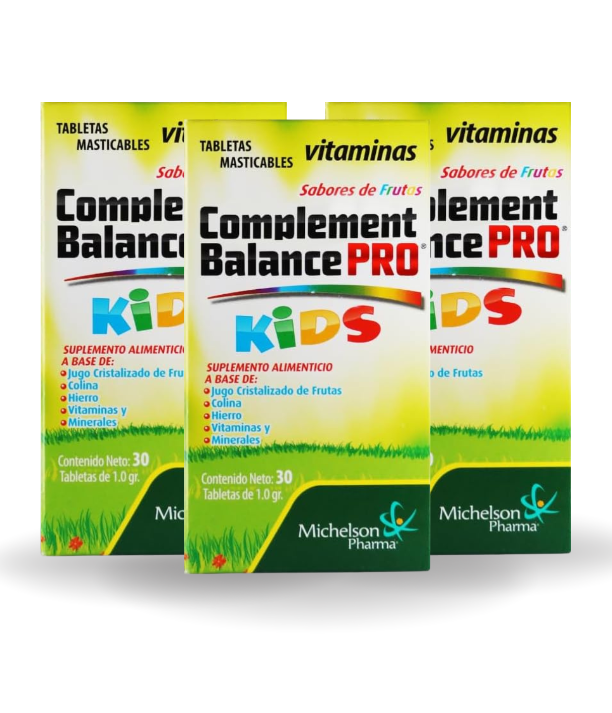3 PACK | Complement Balance PRO Kids | 30 Tabletas en cada frasco