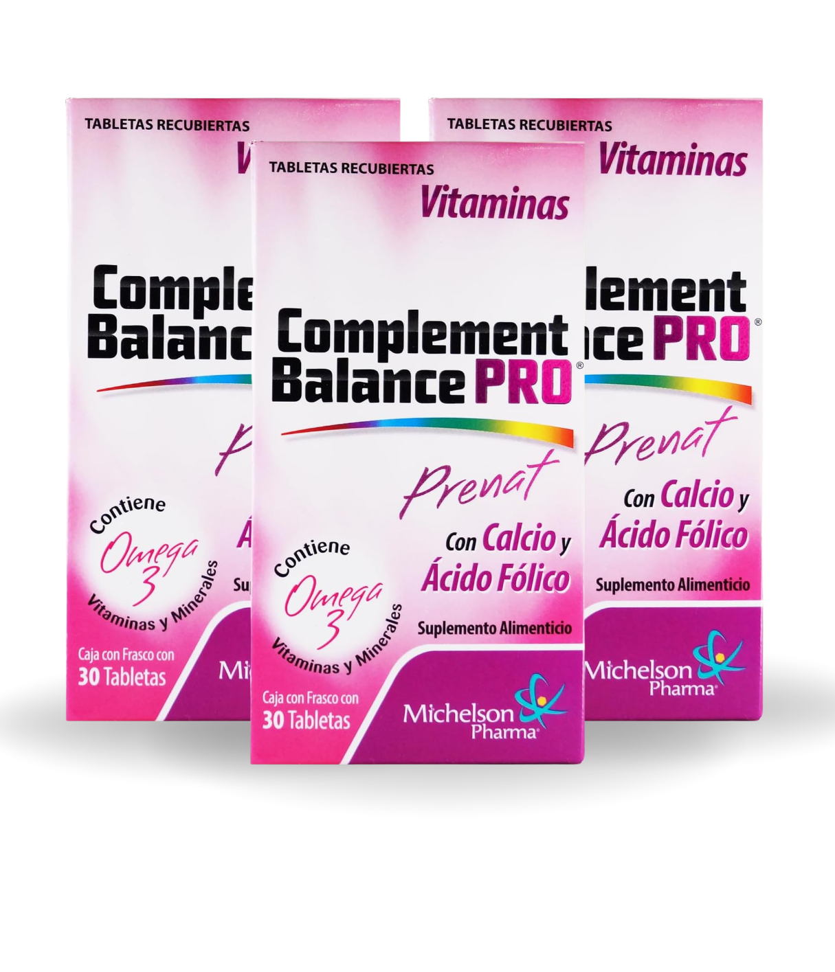 3 PACK | Complement Balance PRO Prenat | 30 Tabletas en cada frasco