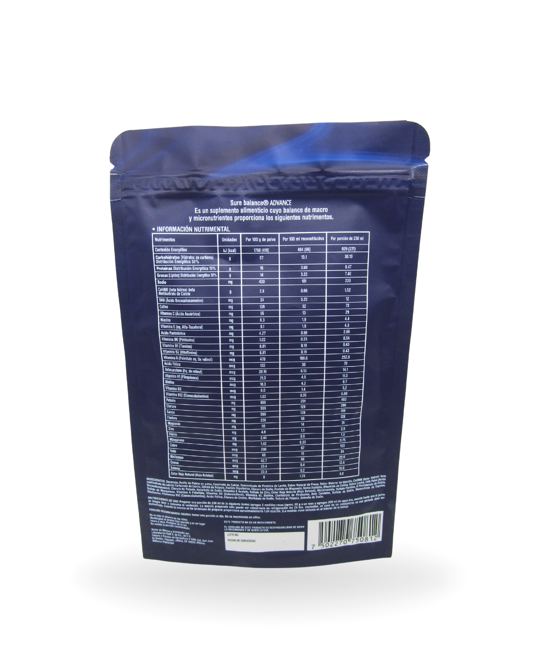 SURE BALANCE ADVANCE FRESA