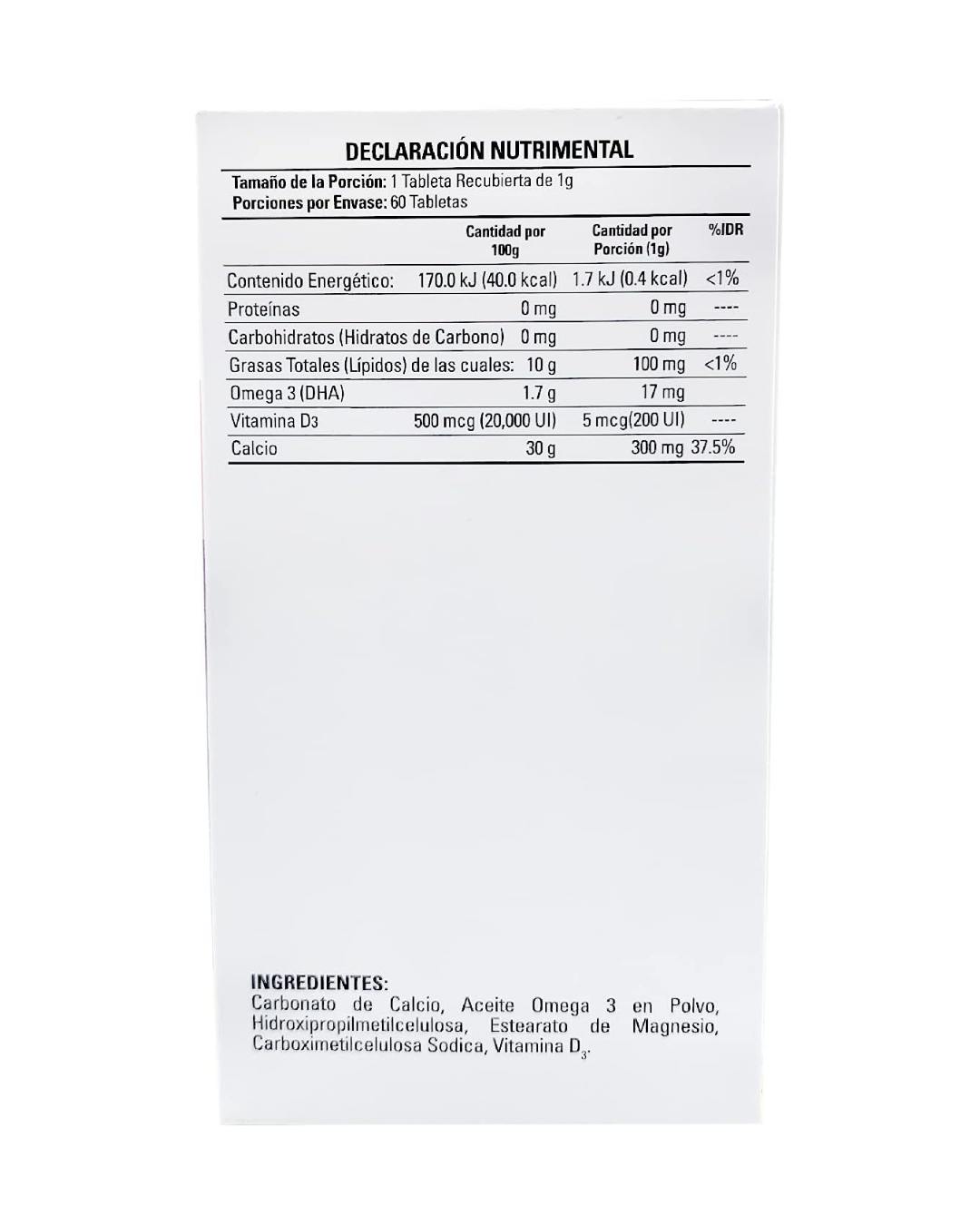 3 PACK | Caltrum 600-D | 60 Tabletas en cada frasco