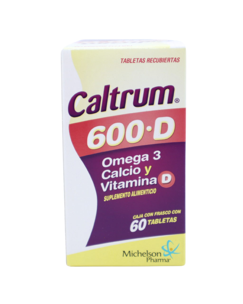 3 PACK | Caltrum 600-D | 60 Tabletas en cada frasco